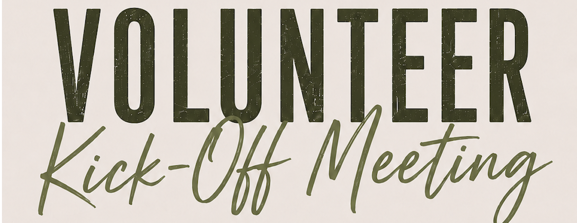 Show Up for Grace: Volunteer Kick-Off Meeting